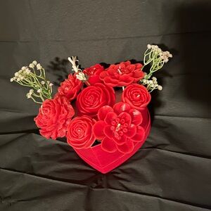 Flowers candles with fragrance